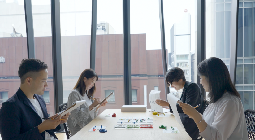 ビジネスゲームの様子