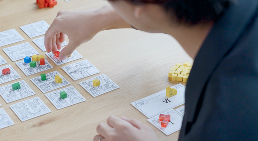 ビジネスゲームの様子